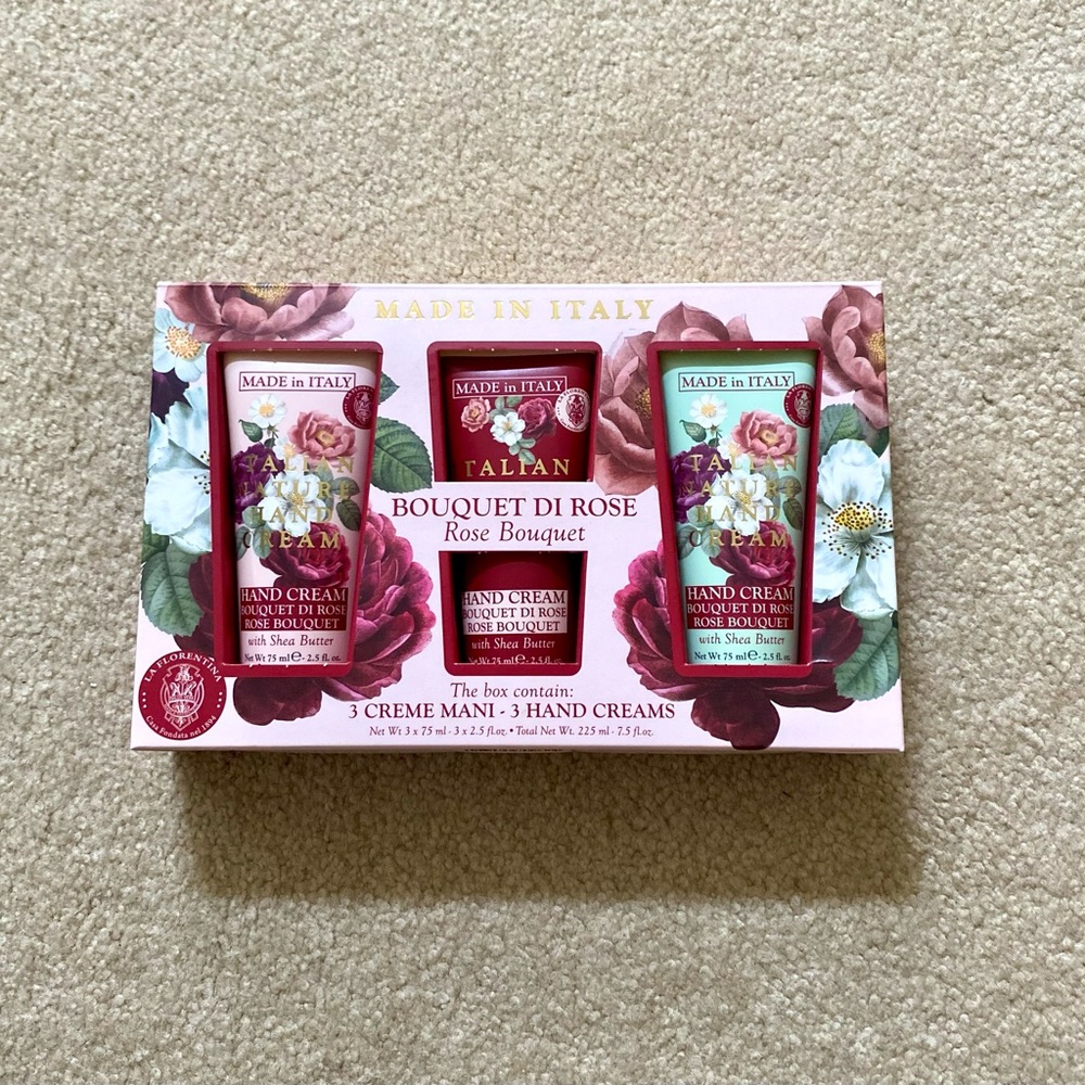 La Florentina Bouquet Di Rose Rose Bouquet 3 Hand Creams Gift Set
